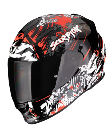 CASCO SCORPION EXO-491 SPECTOR BLACK/RED