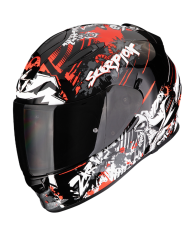 CASCO SCORPION EXO-491 SPECTOR BLACK/RED