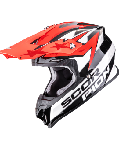 CASCO SCORPION VX-16 EVO AIR PATRIOT BLACK/WHITE/RED