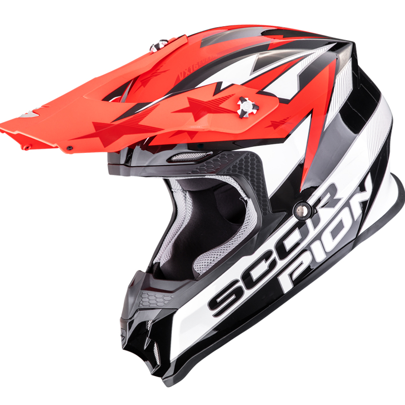 CASCO SCORPION VX-16 EVO AIR PATRIOT BLACK/WHITE/RED