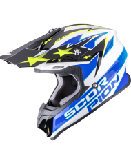 CASCO SCORPION VX-16 EVO AIR PATRIOT WHITE/BLUE/YELLOW