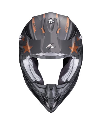 CASCO SCORPION VX-16 EVO AIR PATRIOT SILVER/BLACK/COPPER