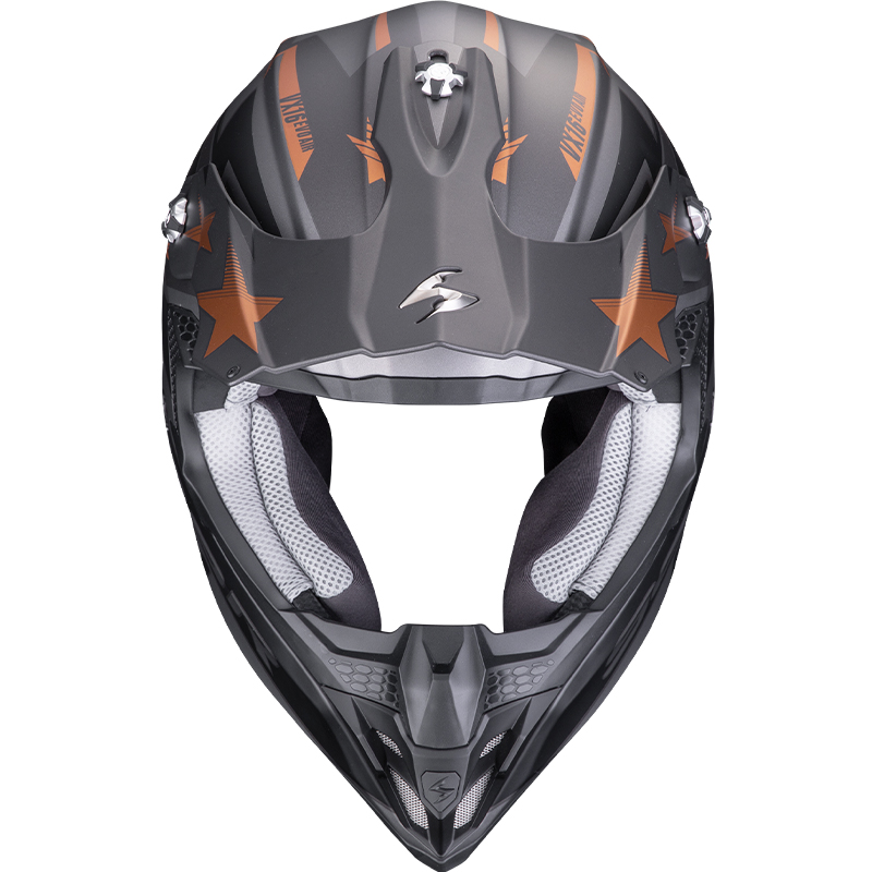 CASCO SCORPION VX-16 EVO AIR PATRIOT SILVER/BLACK/COPPER