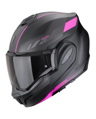 CASCO SCORPION EXO-TECH EVO SOCIUS BLACK MATT/FUCSIA