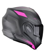 CASCO SCORPION EXO-TECH EVO SOCIUS BLACK MATT/FUCSIA