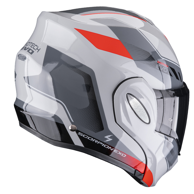 CASCO SCORPION EXO-TECH EVO SOCIUS GREY/RED