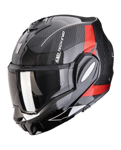 CASCO SCORPION EXO-TECH EVO CARBON CAD BLACK/RED