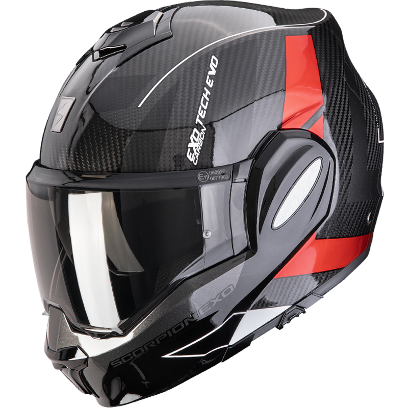 CASCO SCORPION EXO-TECH EVO CARBON CAD BLACK/RED