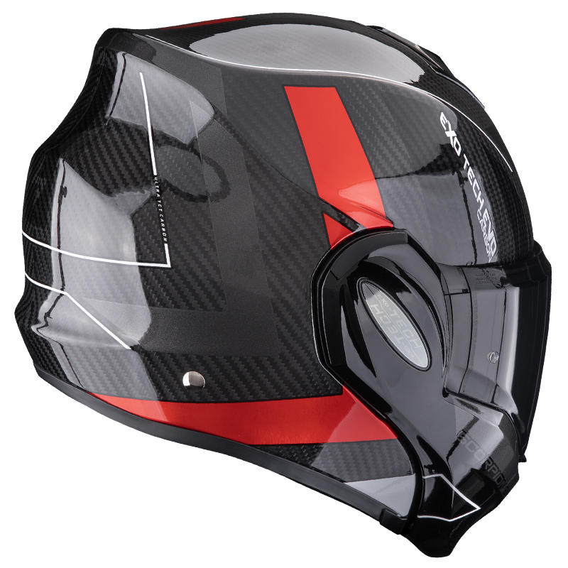 CASCO SCORPION EXO-TECH EVO CARBON CAD BLACK/RED
